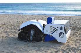 Xe dọn rác bãi biển điều khiển từ xa