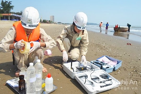 Chất lượng môi trường nước biển ở Nghệ An nằm trong giới hạn cho phép