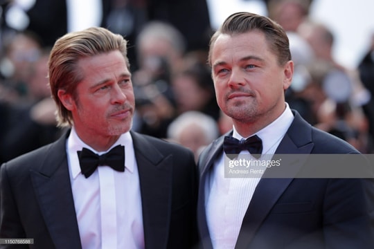 Brad Pitt, Leonardo DiCaprio hút ống kính khi xuất hiện tại Cannes