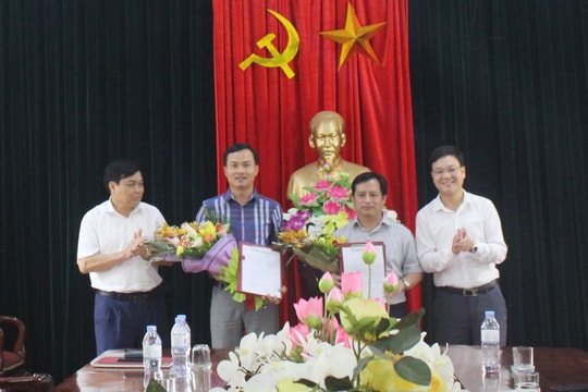 TX Thái Hòa bổ nhiệm lãnh đạo Văn phòng Thị ủy