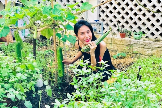 'Nông trại mini' trong biệt thự của Thủy Tiên - Công Vinh