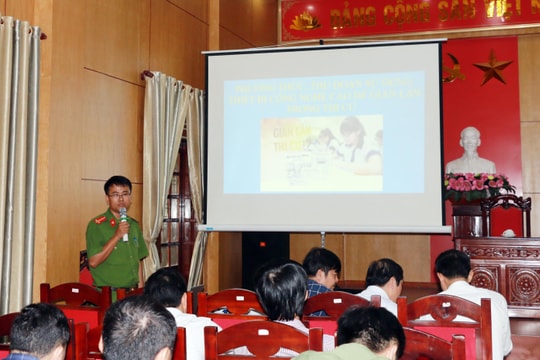 Ngành Công an chia sẻ về cách phát hiện phòng tránh gian lận thi cử công nghệ cao