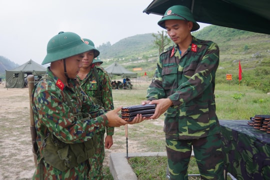 Lính mới thực hành 3 tiếng nổ,Trung đoàn 764 đạt đơn vị giỏi