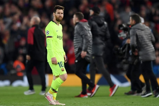 Messi không vui dù lần thứ 6 đoạt Chiếc giày vàng châu Âu
