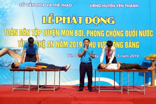 Nghệ An phát động toàn dân tập bơi, phòng chống đuối nước