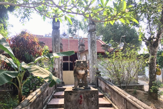 Nhà thờ 'ông tổ truyền nghề nuôi tằm, dệt vải' xứ Nghệ