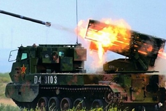 'Pháo Nga trên xe bánh xích Mỹ - tiện lợi và đầy hiệu quả'