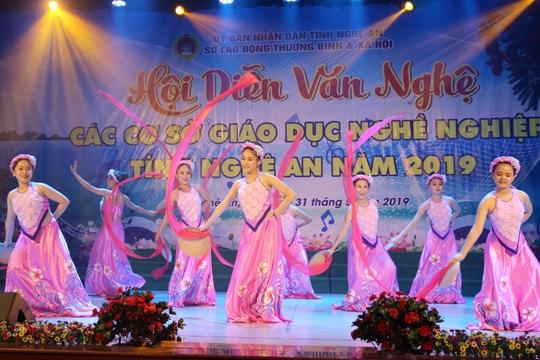 Trao giải cho 3 tập thể, 26 tiết mục tại Hội diễn Văn nghệ các cơ sở giáo dục nghề nghiệp