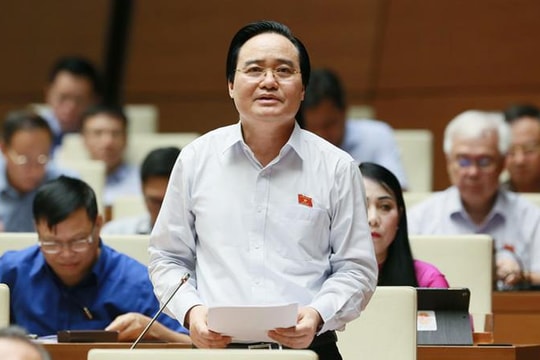 Bộ trưởng Bộ GD&ĐT Phùng Xuân Nhạ nhận trách nhiệm trước Quốc hội