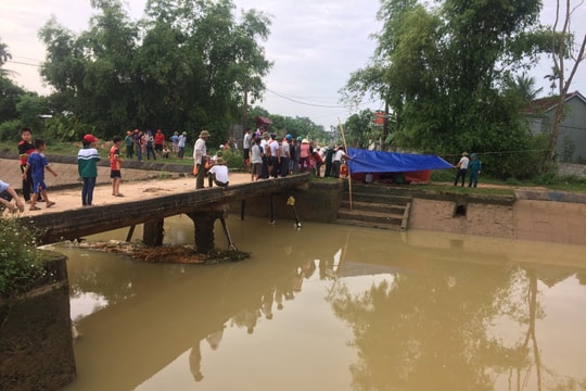 Tìm thấy thi thể người đàn ông mất tích dưới sông Đào ở Nghệ An 
