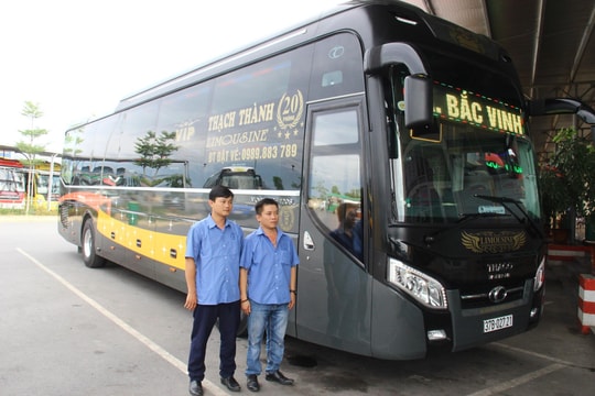 Thạch Thành đưa vào khai thác dòng xe 'chuyên cơ mặt đất' tuyến Vinh - Hà Nội và ngược lại