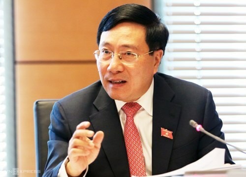 Sáng nay 6/6, Quốc hội chất vấn Phó Thủ tướng Chính phủ Phạm Bình Minh