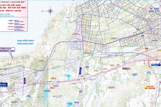 Nghệ An: Hơn 2.000 tỷ đồng giải phóng mặt bằng dự án đường cao tốc Bắc - Nam