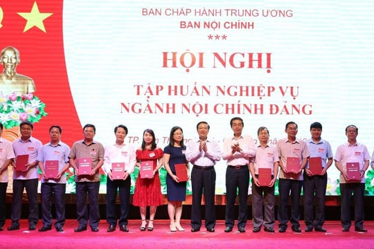 Ban Nội chính Tỉnh ủy tham gia Hội nghị tập huấn nghiệp vụ tại thành phố Cần Thơ 