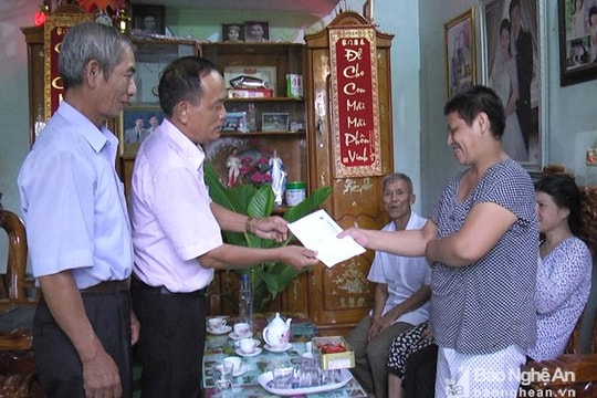 Nghệ An: Trên 1,2 tỷ đồng hỗ trợ nạn nhân chất độc da cam