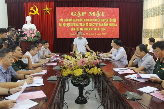 Hơn 560 đại biểu dự Đại hội đại biểu MTTQ Việt Nam tỉnh Nghệ An nhiệm kỳ 2019 - 2024 