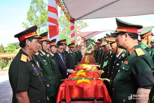 Nghệ An quy tập 98 hài cốt liệt sĩ ở Lào trong mùa khô 2018 - 2019