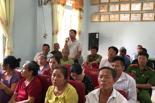 Đại biểu Hội đồng nhân dân tỉnh tiếp xúc cử tri tại các địa phương