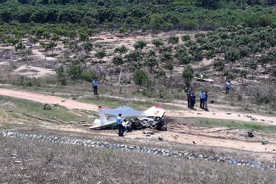 Rơi máy bay quân sự, 2 phi công hy sinh