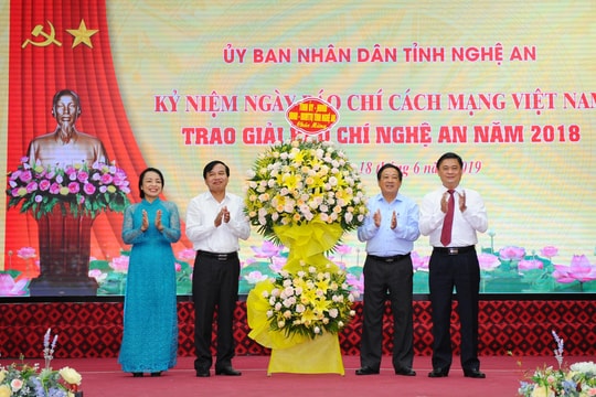 Nghệ An kỷ niệm 94 năm Ngày báo chí cách mạng Việt Nam, tôn vinh 27 tác phẩm xuất sắc