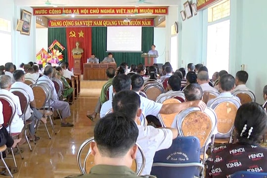 Cử tri Nghĩa Đàn phản ánh hệ thống xử lý nước thải ở nông thôn còn nhiều bất cập