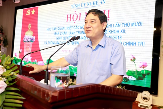 Bí thư Tỉnh ủy: Kiên trì, sáng tạo, đột phá hơn trong thực hiện Nghị quyết số 26 của Bộ Chính trị