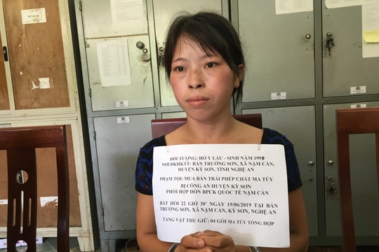 Bắt giữ sơn nữ 9X mua bán trái phép ma túy tổng hợp