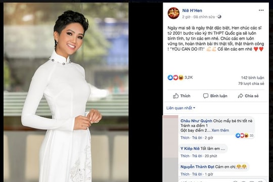 Dàn Hoa hậu, Á hậu gửi lời chúc may mắn tới các sĩ tử trước kỳ thi THPT 2019