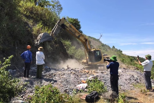 Đánh sập 45 hầm mỏ thiếc hết hạn ở Nghệ An