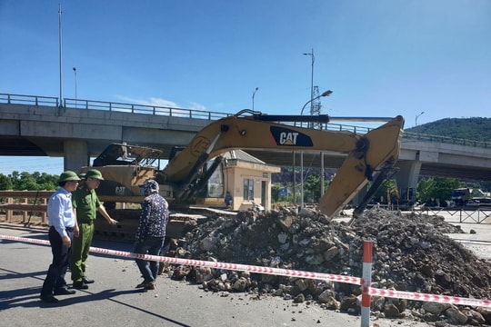 Nghi Lộc đóng đường ngang qua tuyến đường sắt Bắc - Nam