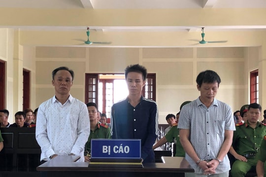 2 án tử, 1 án 20 năm vụ 3 đối tượng Nghệ An buôn ma túy xuyên Việt