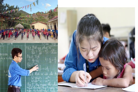 Sinh viên tình nguyện mang niềm vui về bản nghèo người Khơ Mú