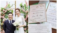 Vì sao thiệp cưới của Đàm Thu Trang và Cường Đô la gây tranh cãi?