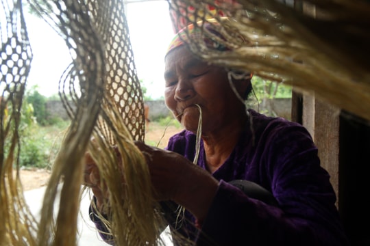 Đặc sắc võng gai có độ bền hàng chục năm của người Thổ Nghệ An