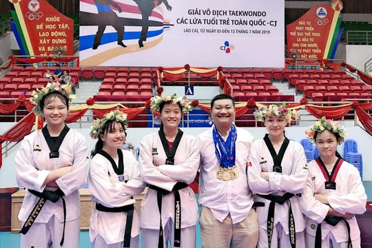 Đoàn Nghệ An đoạt 2 HCV tại Giải Vô địch Taekwondo trẻ toàn quốc