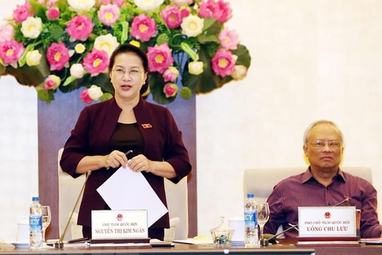 Chủ tịch Quốc hội đề nghị hoàn thiện đề án xây dựng Quốc hội điện tử 