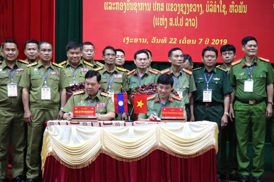 Hợp tác bảo vệ ANTT giữa Nghệ An và 3 tỉnh nước bạn Lào