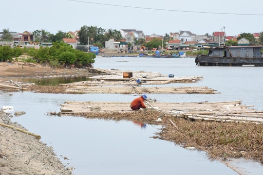 Nghệ An: Hàng chục bè nuôi hàu chiếm chỗ tránh trú bão của tàu thuyền