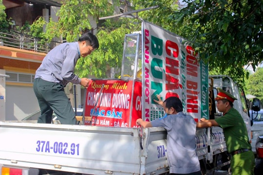 Thành phố Vinh: Chuyển động sau thiết lập trật tự hành lang an toàn giao thông