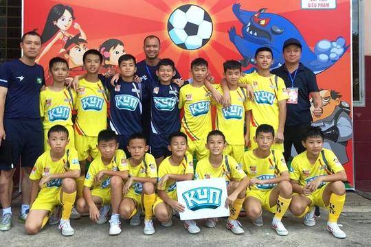 Thắng liên tiếp, U11 SLNA giành vé sớm vào tứ kết Nhi đồng toàn quốc 