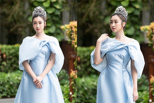 Đỗ Mỹ Linh, Tiểu Vy choáng ngợp trước vương miện 3 tỷ của Miss World Việt Nam