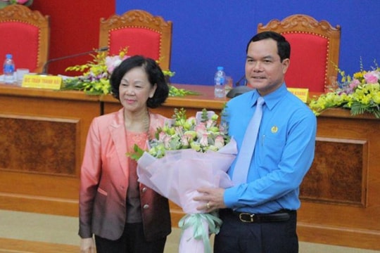 Ông Nguyễn Đình Khang được bầu làm Chủ tịch Tổng Liên đoàn Lao động Việt Nam