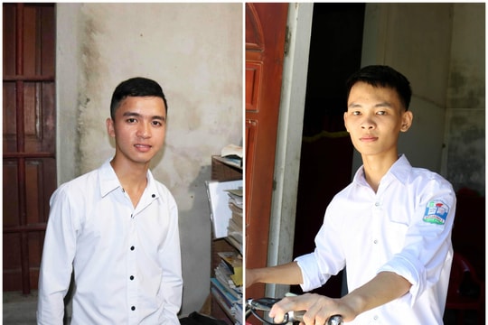 Hai nam sinh có hoàn cảnh đặc biệt và ước mơ giảng đường đại học