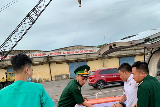 Cấp cứu kịp thời ngư dân Nghệ An bị nhồi máu cơ tim trên biển Hà Tĩnh