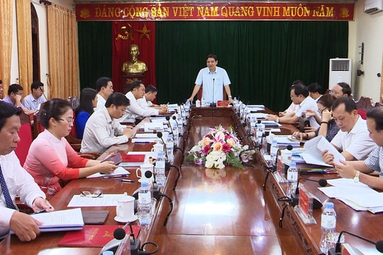 Đồng chí Nguyễn Đắc Vinh: Yêu cầu giám sát chế độ sinh hoạt chi bộ theo Quy định 76