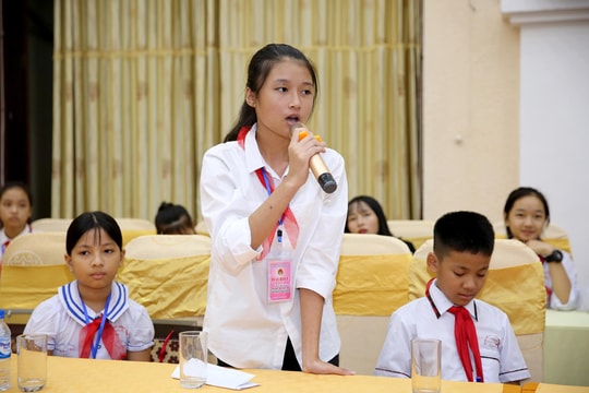 Trẻ em Nghệ An mong muốn được lắng nghe, chia sẻ, không sử dụng roi vọt