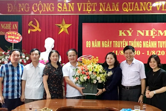 Lãnh đạo tỉnh và các ban, ngành, địa phương chúc mừng Ngày truyền thống ngành Tuyên giáo của Đảng