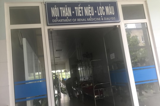Hệ thống chạy thận Bệnh viện Hữu nghị Đa khoa Nghệ An tạm dừng hoạt động