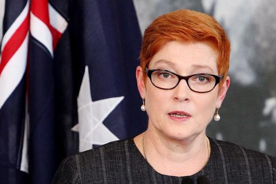 Australia lên án các hành động 'cưỡng bức' của Trung Quốc ở Biển Đông