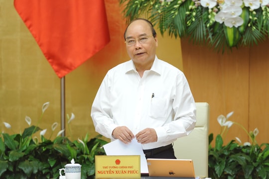 Thủ tướng chủ trì họp Chính phủ chuyên đề xây dựng pháp luật